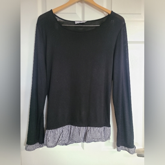 RICKI'S Top w/Ruffle Trim - Picture 1 of 5